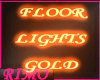 Floor Lights Gold