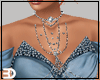 Blue Diamond Slit Gown