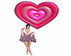 Valentine pink heart