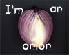 I'm an onion red
