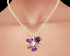 Orchid Gold Necklace