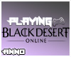 Playing Black Desert.