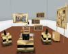 gold& blk livingroom set