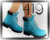 419 Teal B Fly Boots