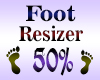 Foot Resizer Scaler 50%