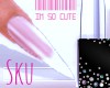 Nail + bling