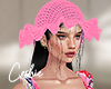 crochet hat pink