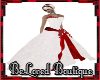 [ZB] red&white wed.dress