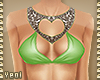 [Y] green heart top