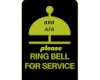 ring bell head sign
