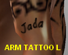 sk} Male tattoo arm left