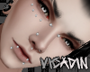 Silver Facial Piercings