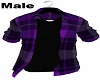 Plaid 6 Open with Tee