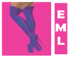 !EML Neon Purple Boots