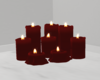 Dark Red Candle