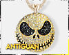 A Gold Skull Chain