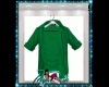 *D* Green Open Shirt