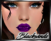 Purple Glossy  Lips