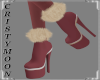 *CM*DEB BOOTS - MAUVE