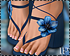 Blue Summer Sandals