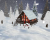 Holiday Snow Cabin