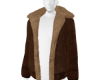 Fur Trim Roy lay |brown