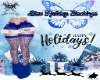 Blue Holiday Stockings
