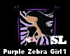 Purple Zebra Girl 1