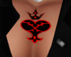 Heartless Chest Tattoo