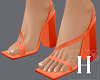 Orange sandals