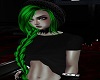 Green Braided Beanie