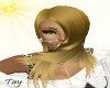 Gold Half Wrap Hairstyle