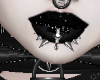 k! Goth Blk Glitter Lip