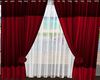 Curtains on a cornice