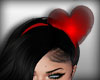 Headband heart red1