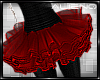 AQ|Red Layerable Skirt