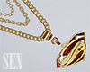 Superman Gold Necklace