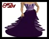SD Purple Drape Gown