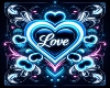 Blue Love Background