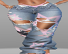 ! Hot Ripped Pink Jeans