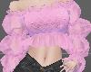 A~ Pink Frilled Bodice
