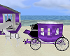 Purple Wedding Carriage