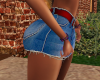 Rugged Blue Jean Skirt