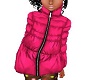 kids winter coat pink