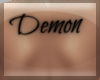 [R] Demon Back Tattoo