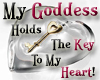 My Goddess holds the key