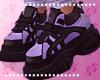 Black / Lilac Sneakers