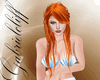 Long Ginger Hair Tied UP