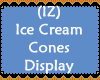 Ice Cream Cones Display