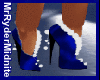 Blue Christmas Heels